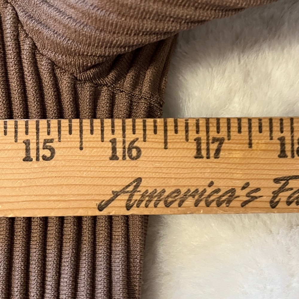 Madewell Ottoman Crop Sweater Tee in Light Umber Brown Size XL - Picture 9 of 13